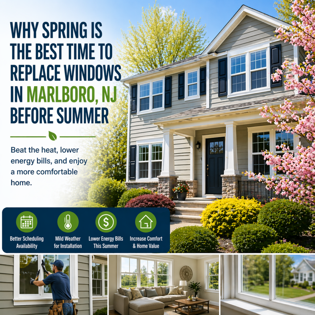 Why Spring Is the Best Time to Replace Windows in Marlboro Before Summer