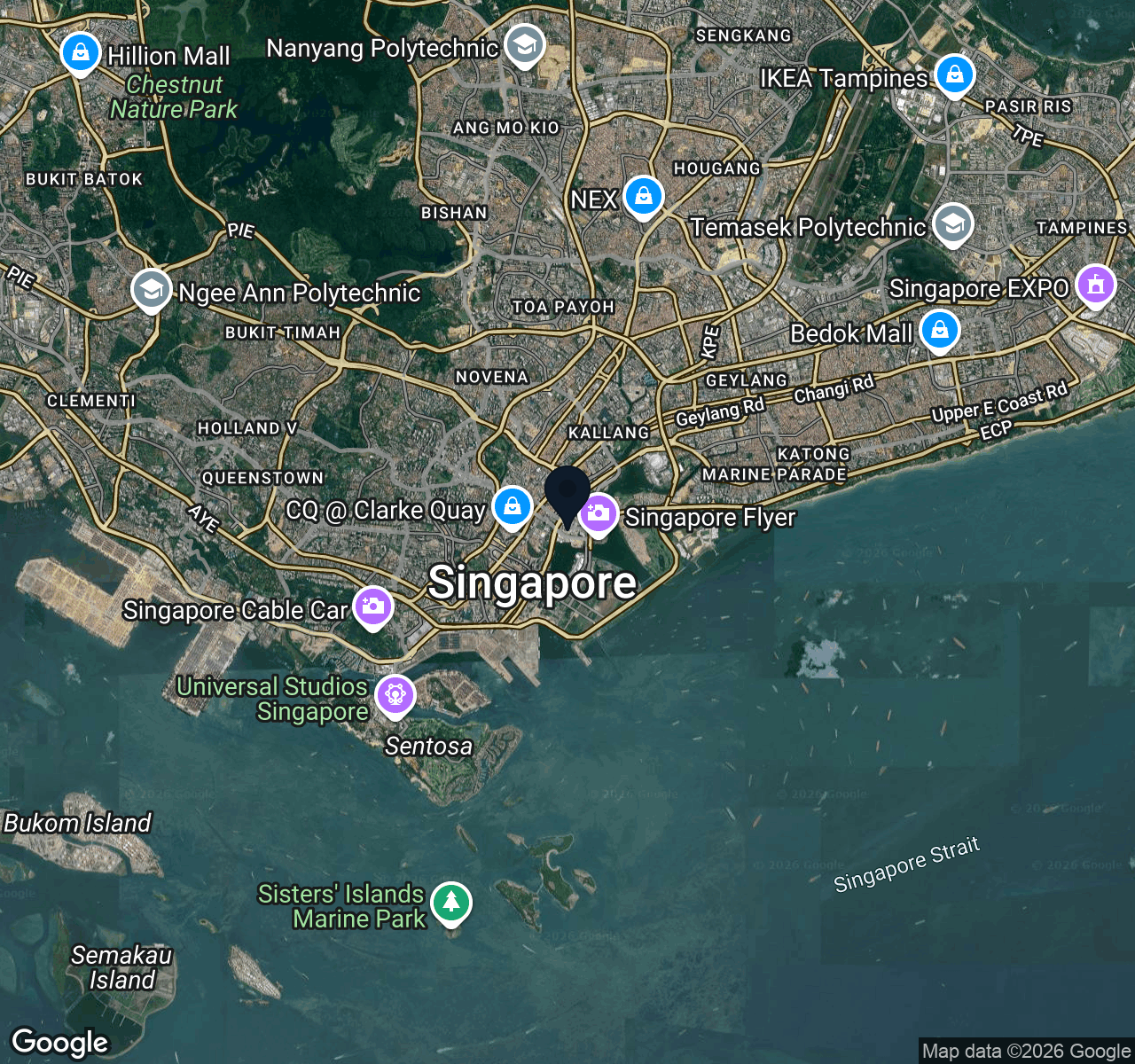 Hybrid map view of Brick