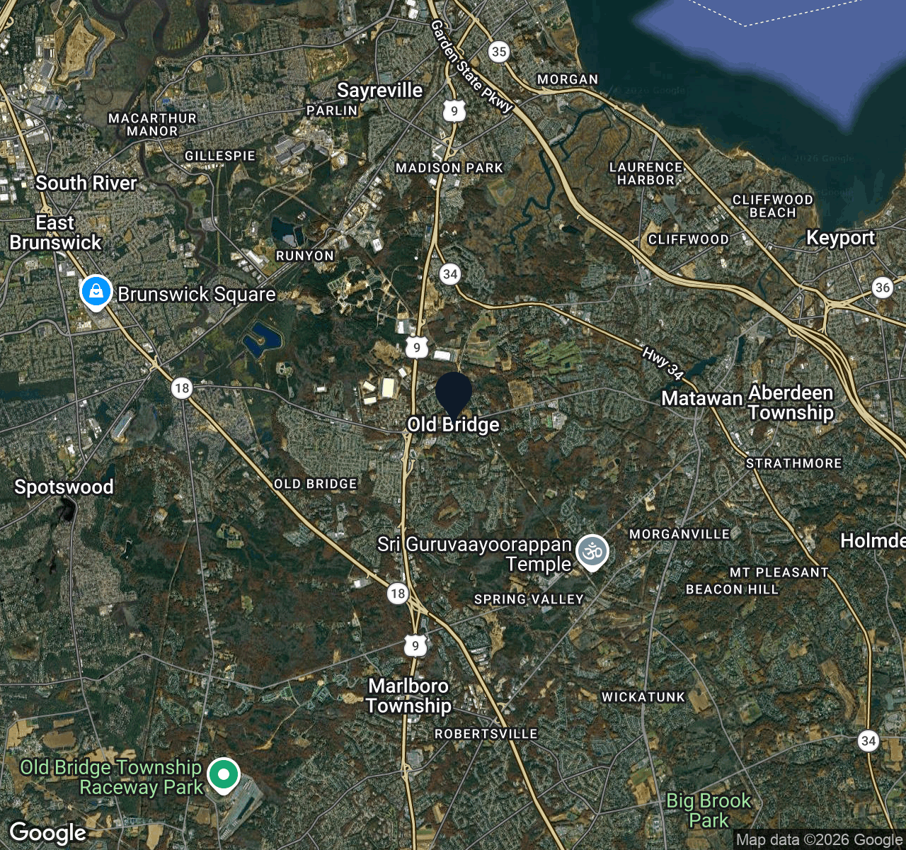 Hybrid map view of Old Bridge